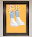 Flowers In Socks Framed Poster - Hi Society