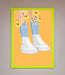 Flowers In Socks Framed Poster - Hi Society