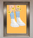 Flowers In Socks Framed Poster - Hi Society