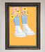 Flowers In Socks Framed Poster - Hi Society