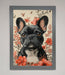 French Bulldog In Flowers Framed Print - Hi Society