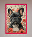 French Bulldog In Flowers Framed Print - Hi Society