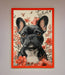 French Bulldog In Flowers Framed Print - Hi Society