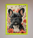 French Bulldog In Flowers Framed Print - Hi Society
