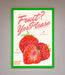 Fruit Yes Please Framed Poster - Hi Society
