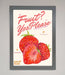Fruit Yes Please Framed Poster - Hi Society