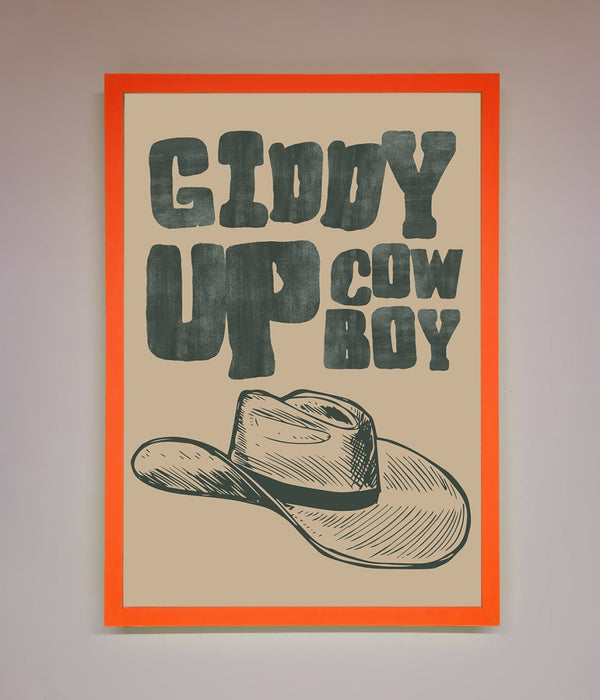 Giddy Up Framed Poster - Hi Society
