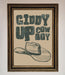 Giddy Up Framed Poster - Hi Society