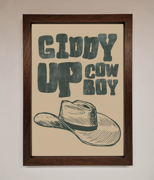 Giddy Up Framed Poster - Hi Society