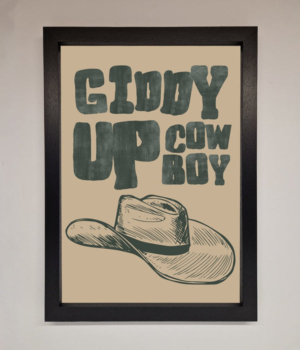 Giddy Up Framed Poster - Hi Society