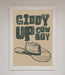 Giddy Up Framed Poster - Hi Society