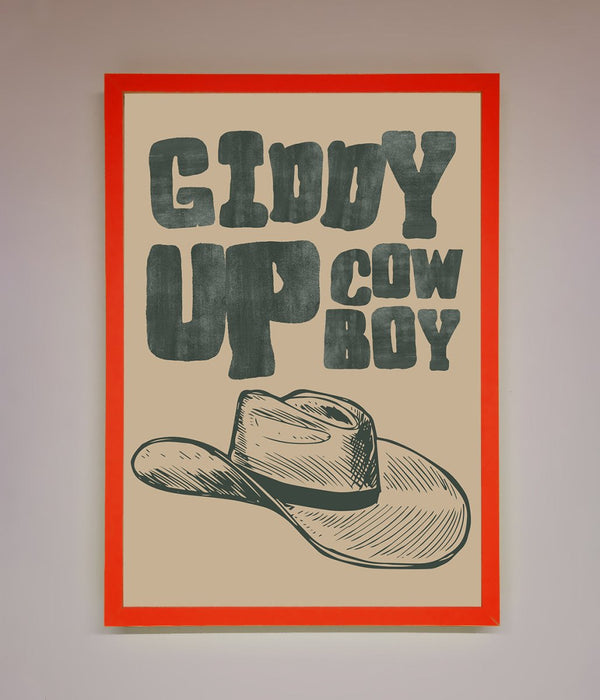 Giddy Up Framed Poster - Hi Society