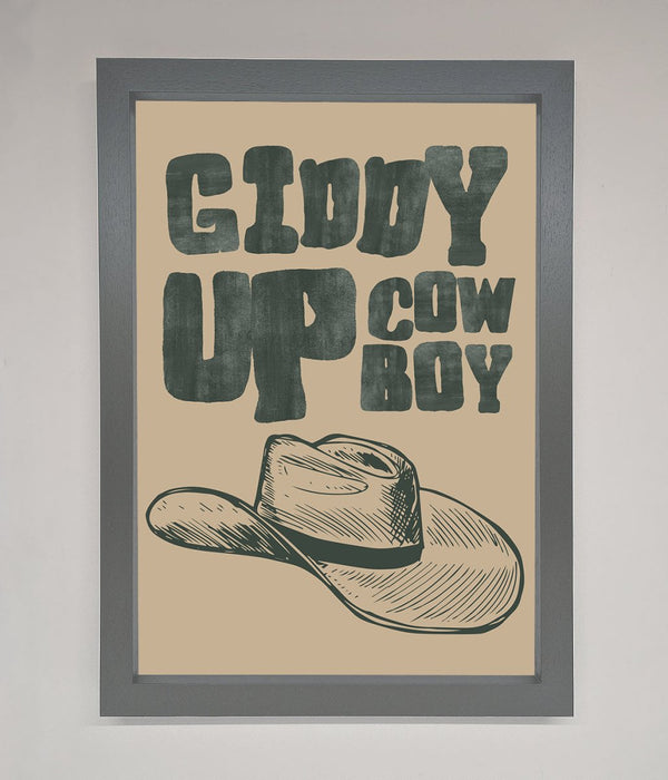 Giddy Up Framed Poster - Hi Society
