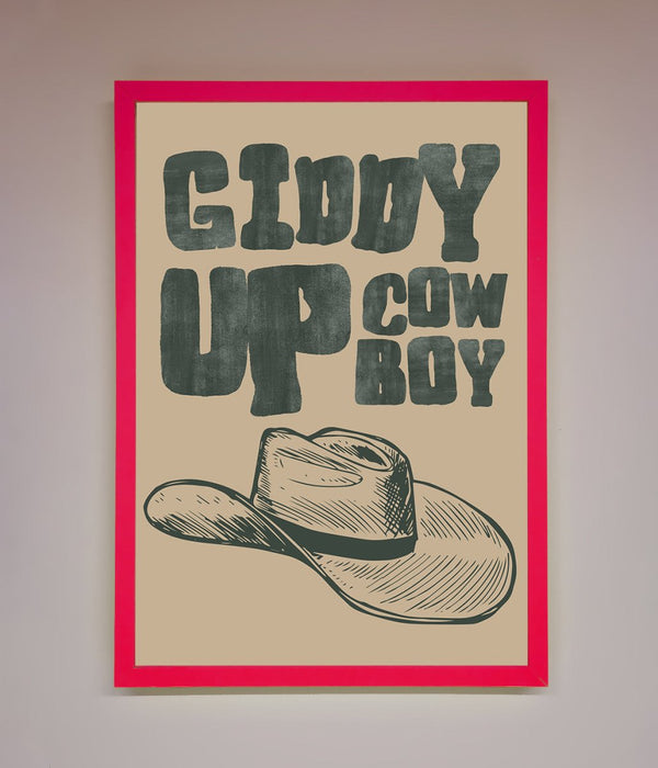 Giddy Up Framed Poster - Hi Society