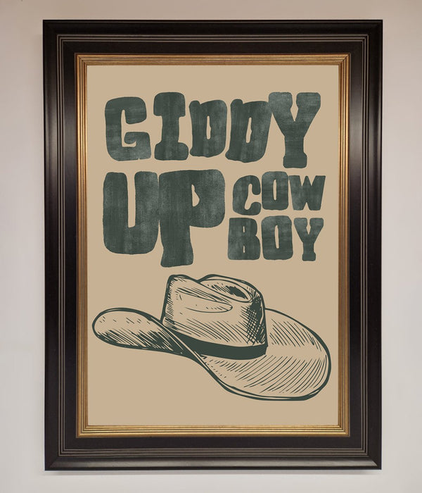 Giddy Up Framed Poster - Hi Society