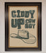Giddy Up Framed Poster - Hi Society