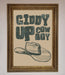 Giddy Up Framed Poster - Hi Society