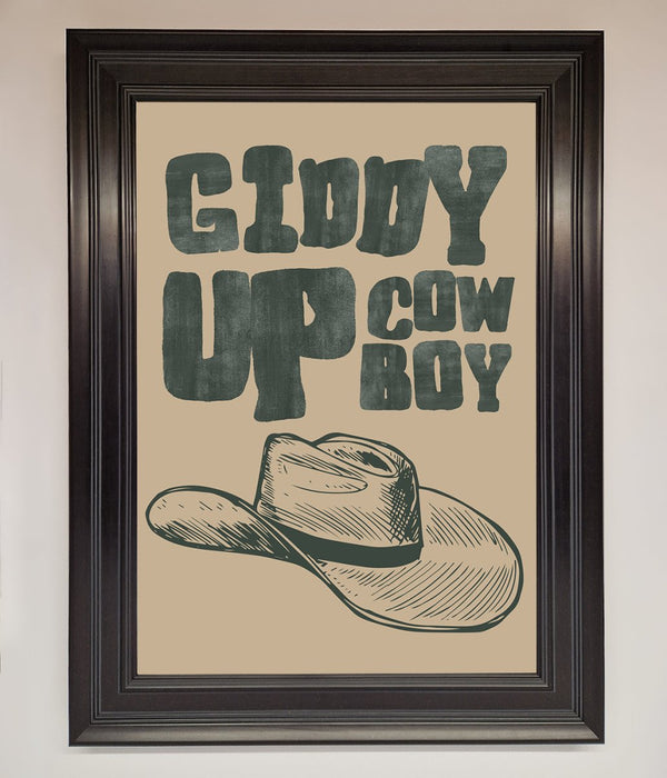 Giddy Up Framed Poster - Hi Society