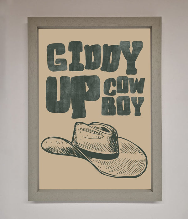 Giddy Up Framed Poster - Hi Society