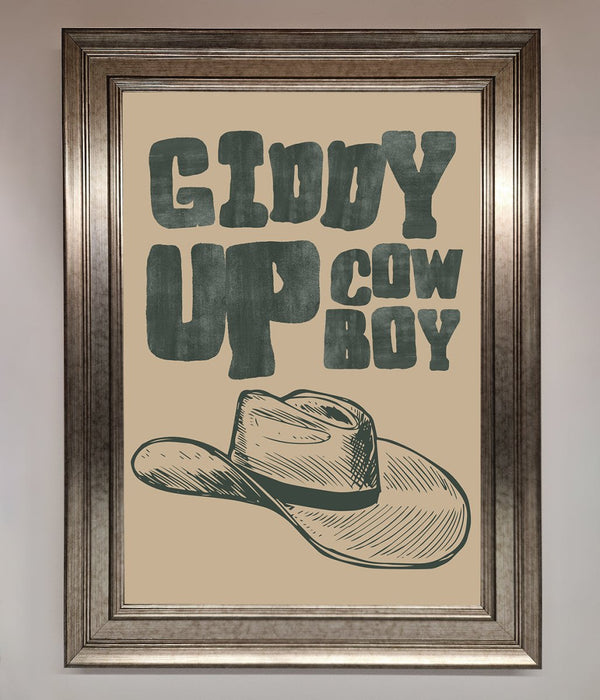 Giddy Up Framed Poster - Hi Society