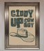 Giddy Up Framed Poster - Hi Society