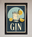 Gin Illustration Framed Poster - Hi Society