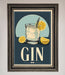 Gin Illustration Framed Poster - Hi Society