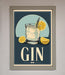 Gin Illustration Framed Poster - Hi Society