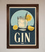 Gin Illustration Framed Poster - Hi Society