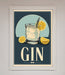 Gin Illustration Framed Poster - Hi Society
