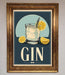 Gin Illustration Framed Poster - Hi Society