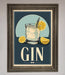 Gin Illustration Framed Poster - Hi Society