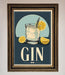 Gin Illustration Framed Poster - Hi Society
