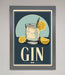 Gin Illustration Framed Poster - Hi Society