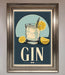 Gin Illustration Framed Poster - Hi Society