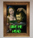 Give Me Head Renaissance Framed Poster - Hi Society