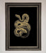Golden Serpent Framed Wall Art - Hi Society
