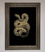 Golden Serpent Framed Wall Art - Hi Society