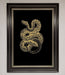 Golden Serpent Framed Wall Art - Hi Society