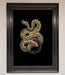 Golden Serpent Framed Wall Art - Hi Society