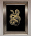Golden Serpent Framed Wall Art - Hi Society