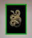 Golden Serpent Framed Wall Art - Hi Society