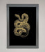 Golden Serpent Framed Wall Art - Hi Society