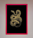 Golden Serpent Framed Wall Art - Hi Society