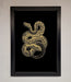 Golden Serpent Framed Wall Art - Hi Society