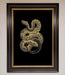 Golden Serpent Framed Wall Art - Hi Society