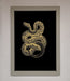 Golden Serpent Framed Wall Art - Hi Society