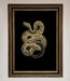 Golden Serpent Framed Wall Art - Hi Society