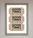Good Times Beige Framed Wall Art - Hi Society