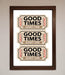 Good Times Beige Framed Wall Art - Hi Society